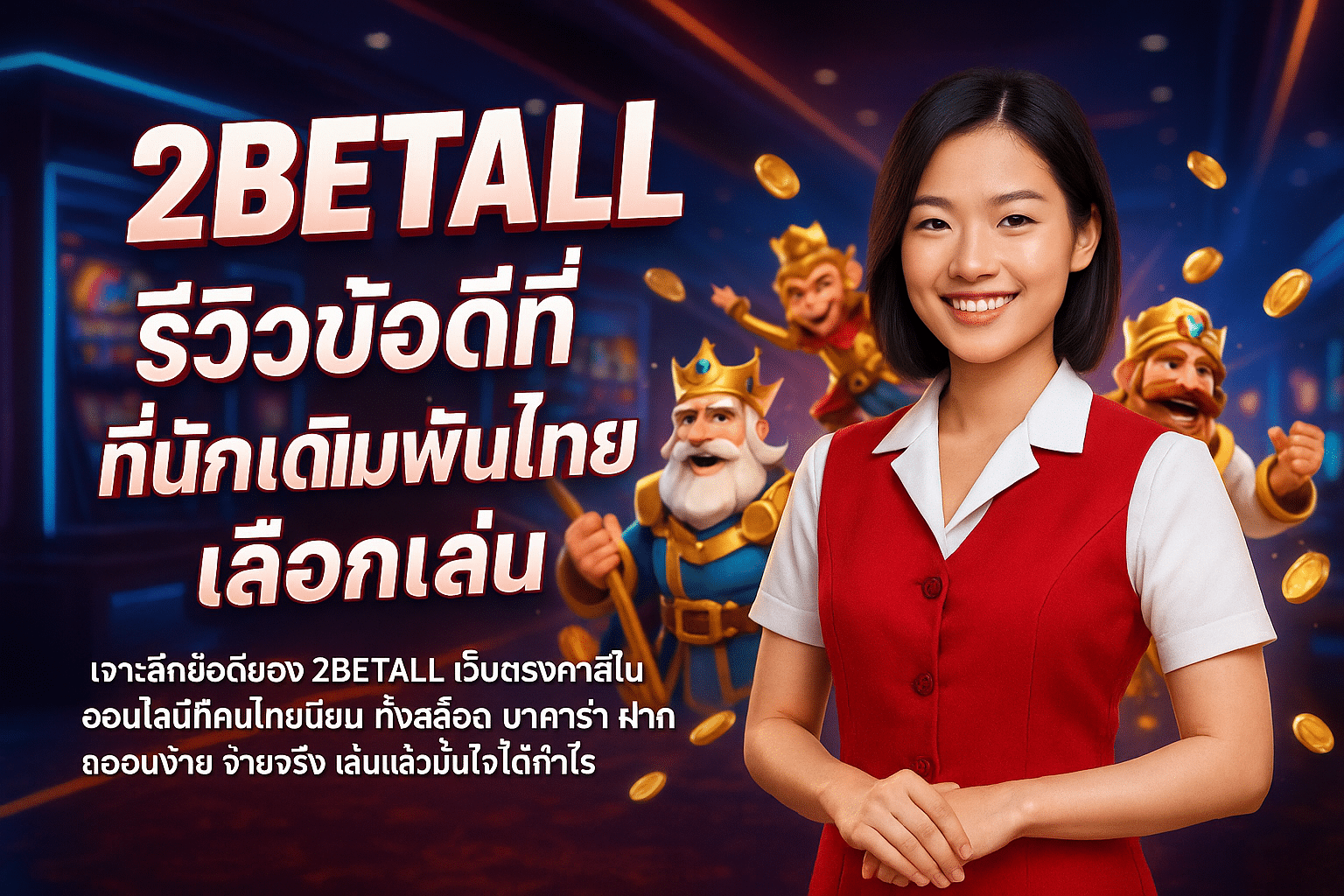 2BETALL รีวิวข้อดีที่นักเดิมพันไทยเลือกเล่น