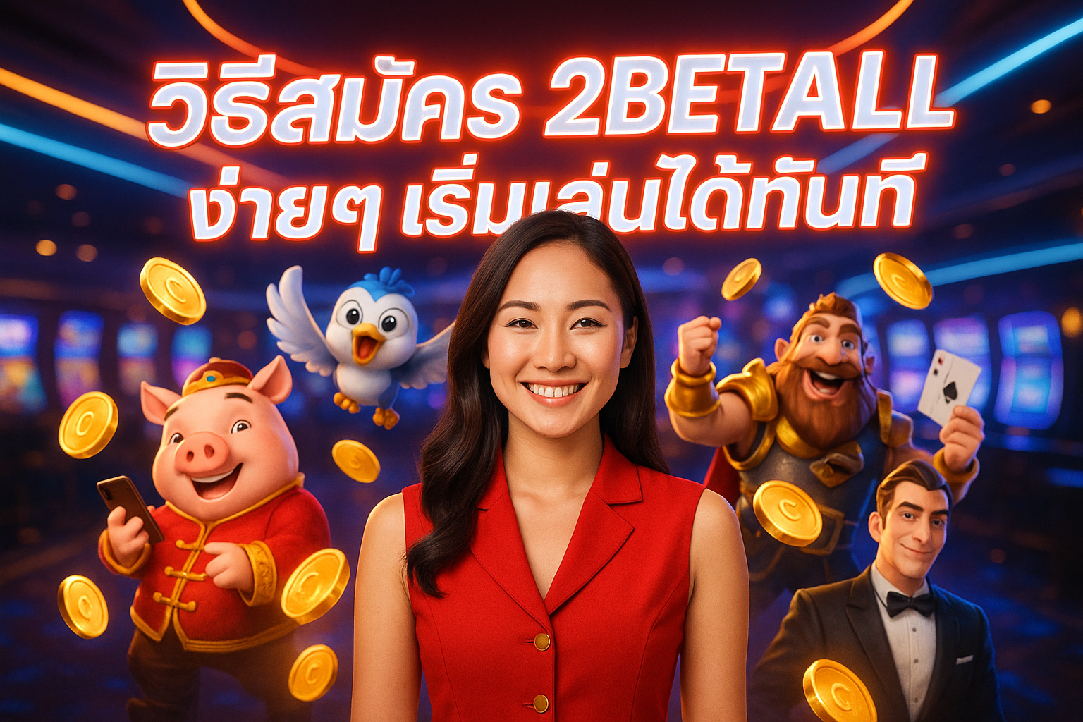วิธีสมัคร 2BETALL ง่ายๆ เริ่มเล่นได้ทันที