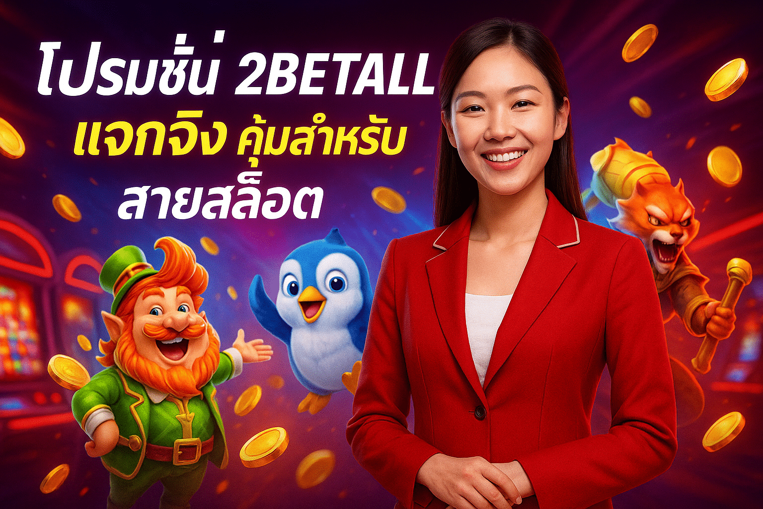 โปรโมชั่น 2BETALL แจกจริง คุ้มสำหรับสายสล็อต