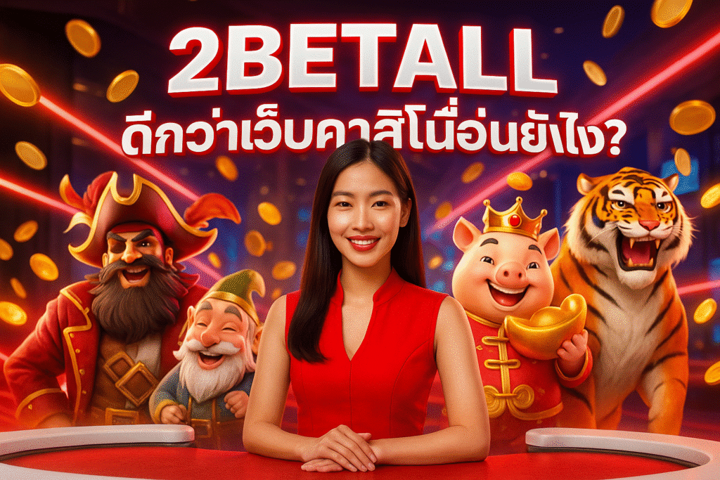 2BETALL ดีกว่าเว็บคาสิโนอื่นยังไง?